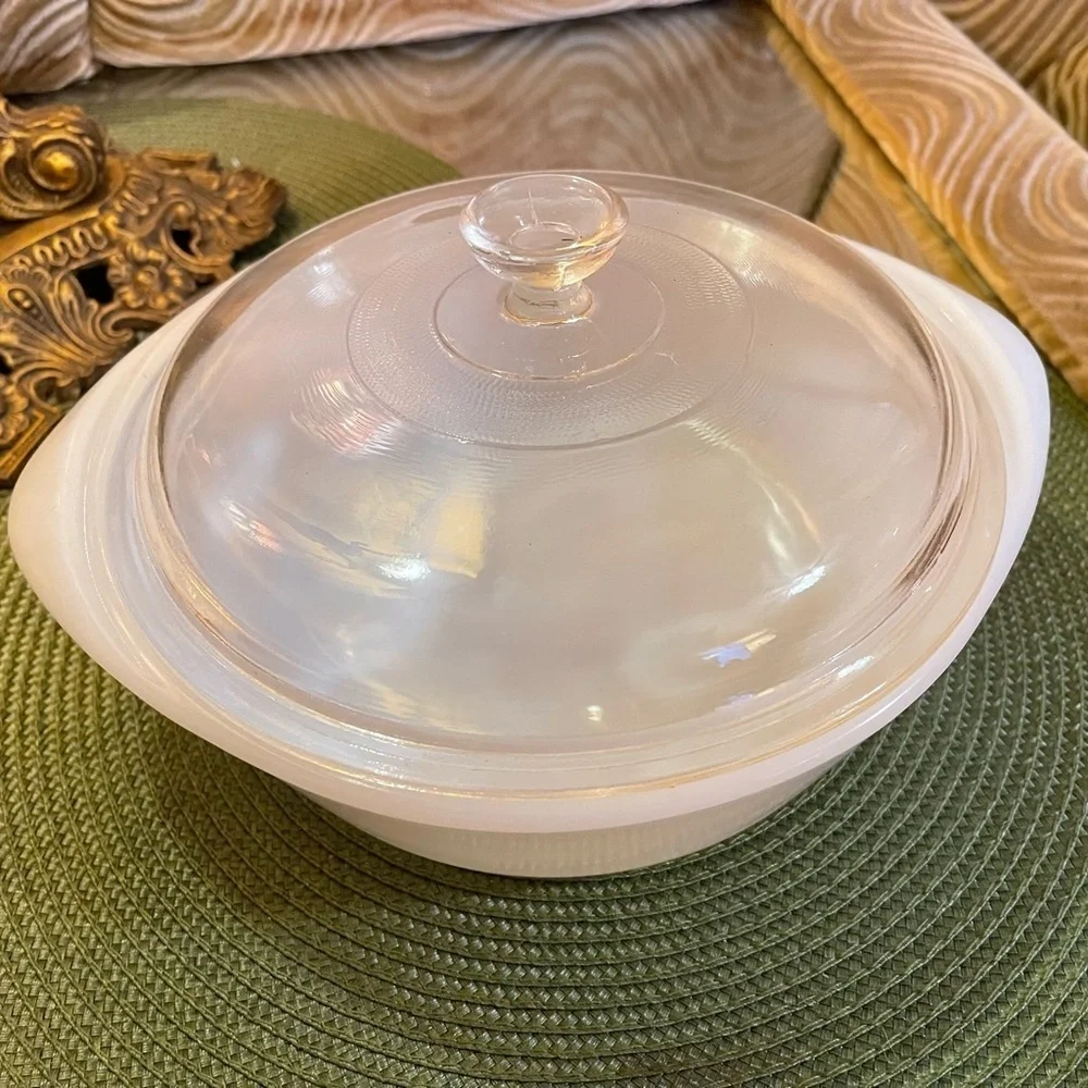 Vintage Fire King Dish Set 407 Fire King Glassbake Dish Vintage Casserole Dish